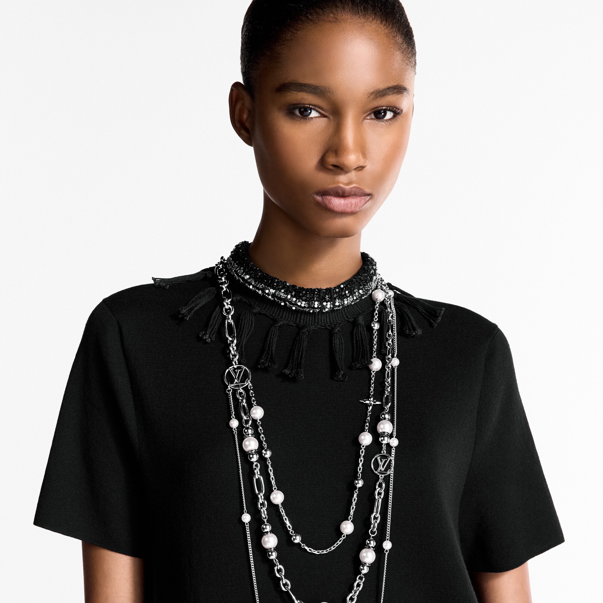 Collar largo Midnight Pearl S00 Mujer Bisutería Collares y colgantes | LOUIS VUITTON (Zoom de producto)