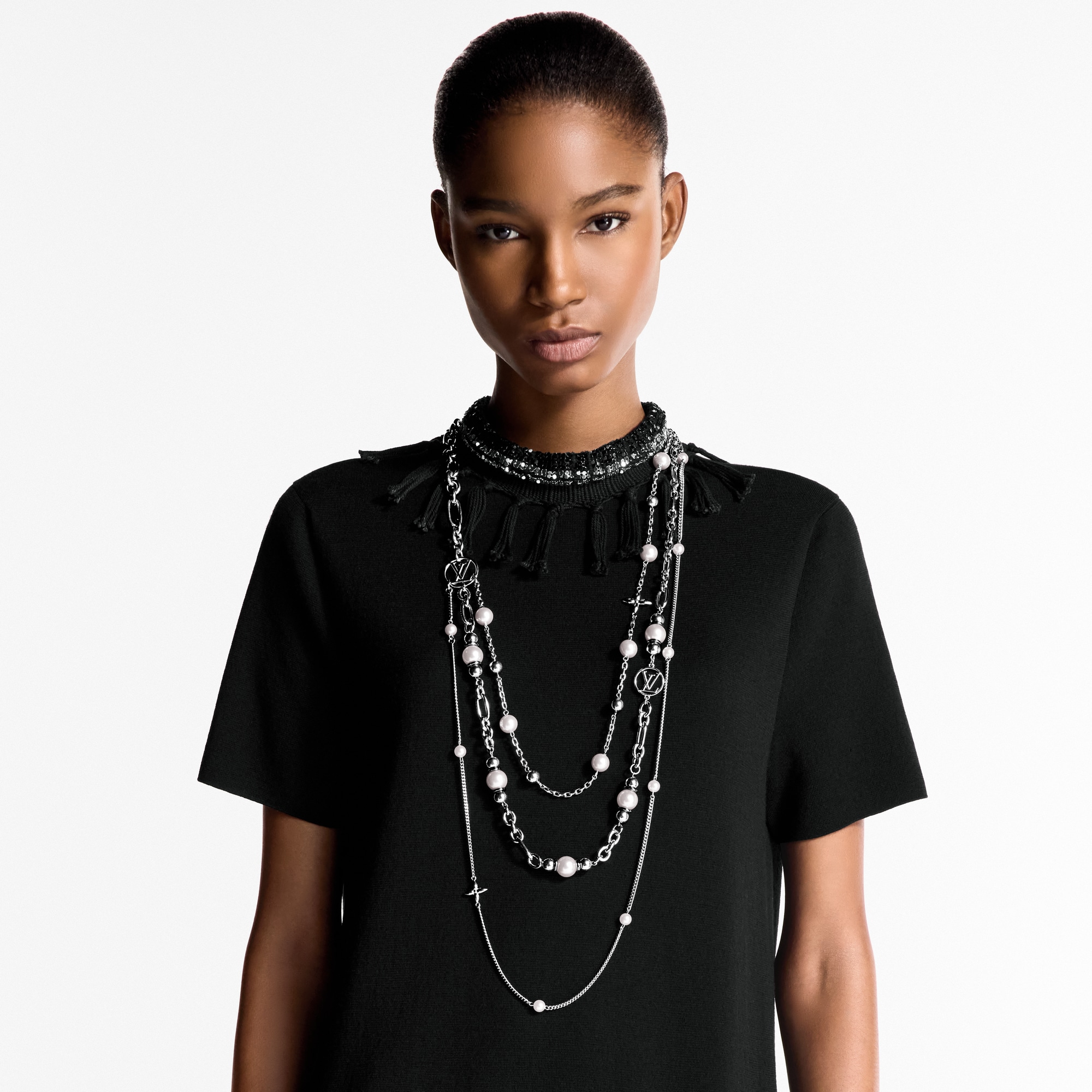 Collar largo Midnight Pearl S00 Mujer Bisutería Collares y colgantes | LOUIS VUITTON (Zoom de producto)