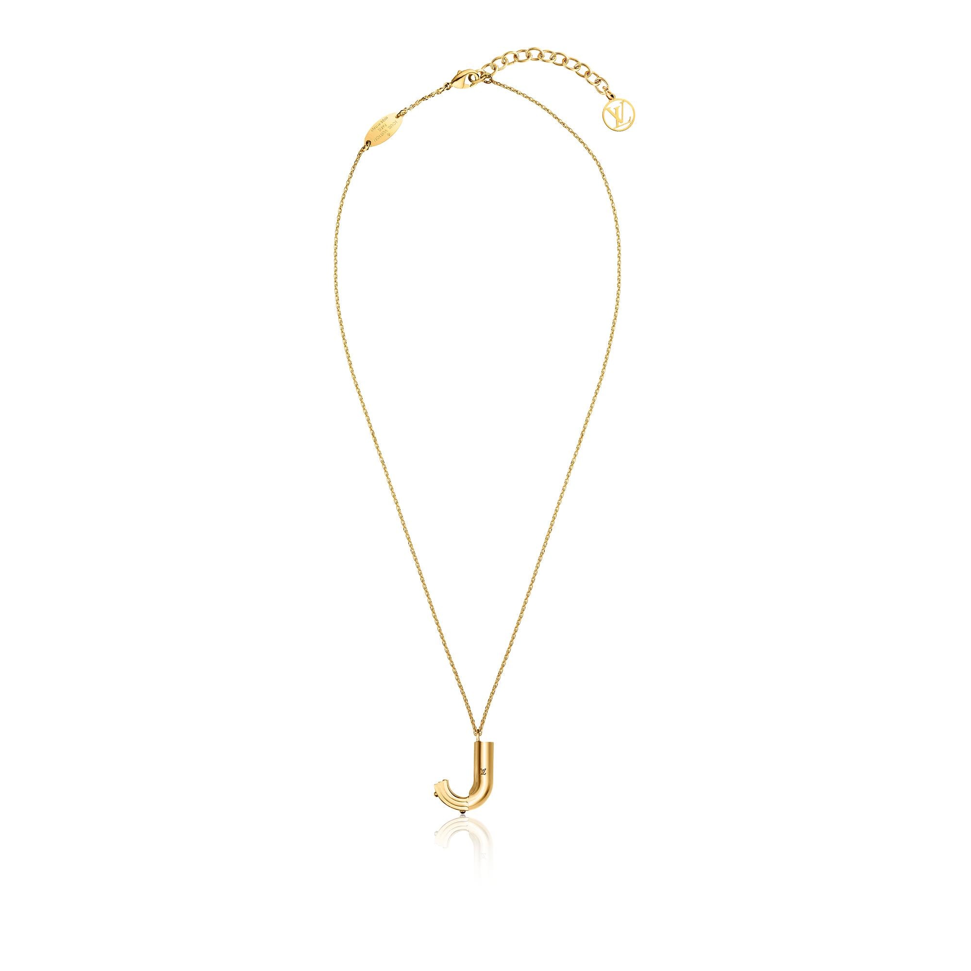Collar LV & Me, letra J S00 Mujer Bisutería Toda la bisutería | LOUIS VUITTON (Zoom de producto)