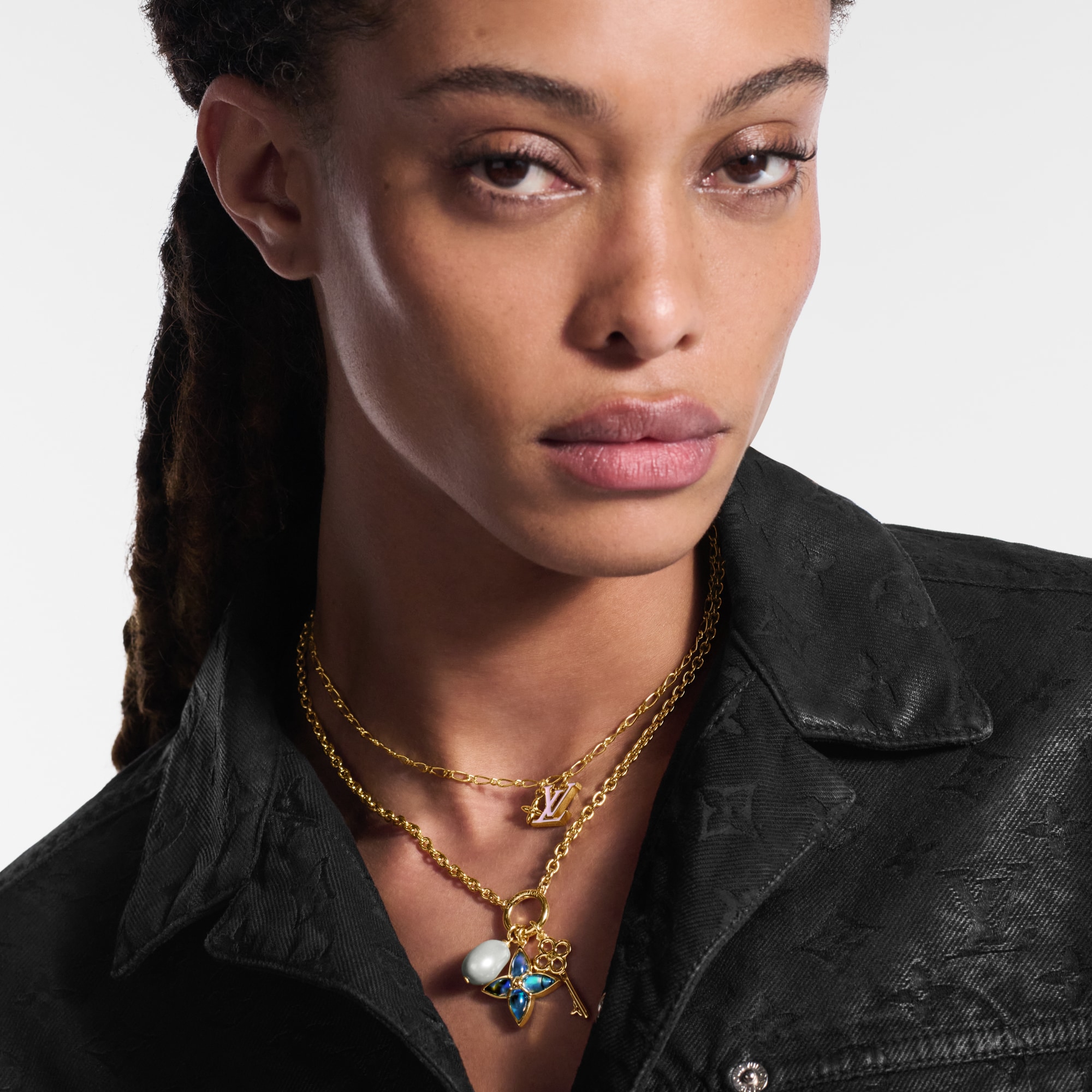 Collar LV Layer S00 Mujer Bisutería Toda la bisutería | LOUIS VUITTON (Zoom de producto)