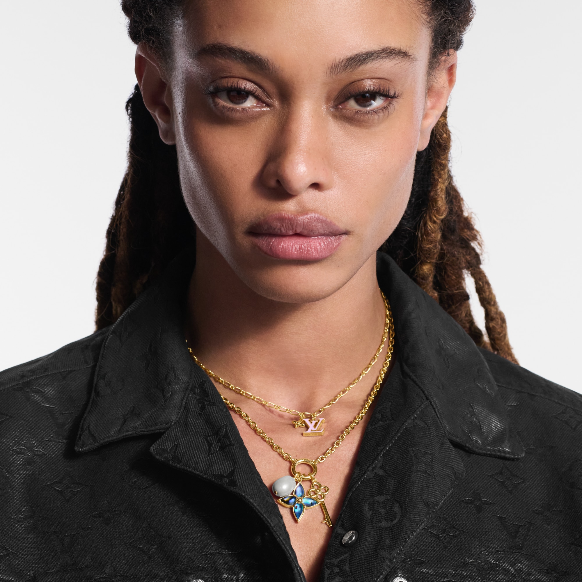 Collar LV Layer S00 Mujer Bisutería Toda la bisutería | LOUIS VUITTON (Zoom de producto)