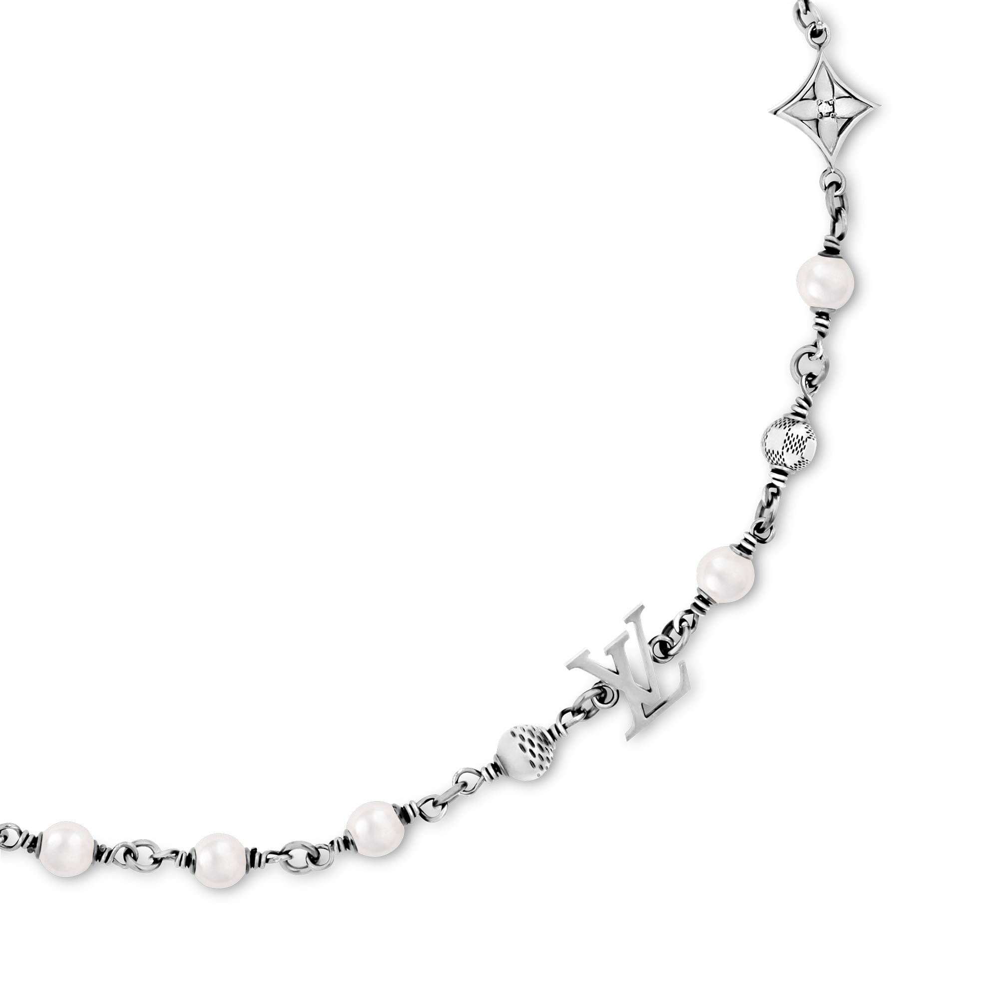 Collar LV Pearls S00 Hombre Joyería Collares y colgantes | LOUIS VUITTON (Zoom de producto)