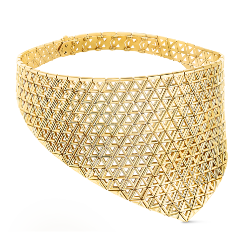 Collar LV Volt Mesh de oro amarillo Joyería Categorías Joyería | LOUIS VUITTON (Zoom de producto)