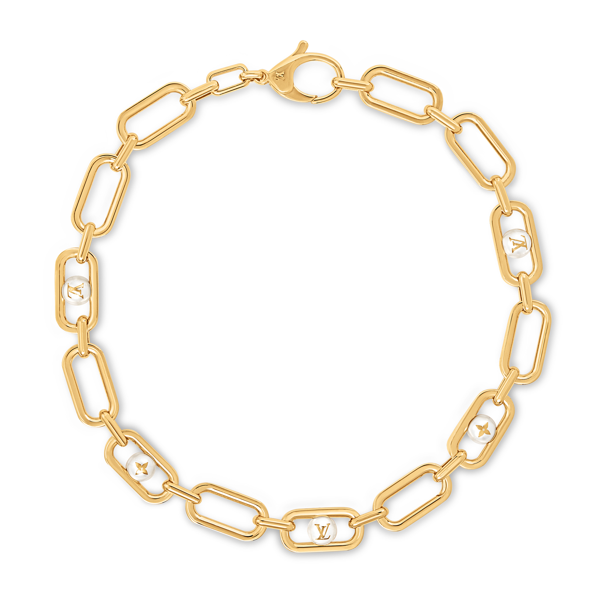 Collar My LV Chain Pearls S00 Mujer Bisutería Collares y colgantes | LOUIS VUITTON (Zoom de producto)