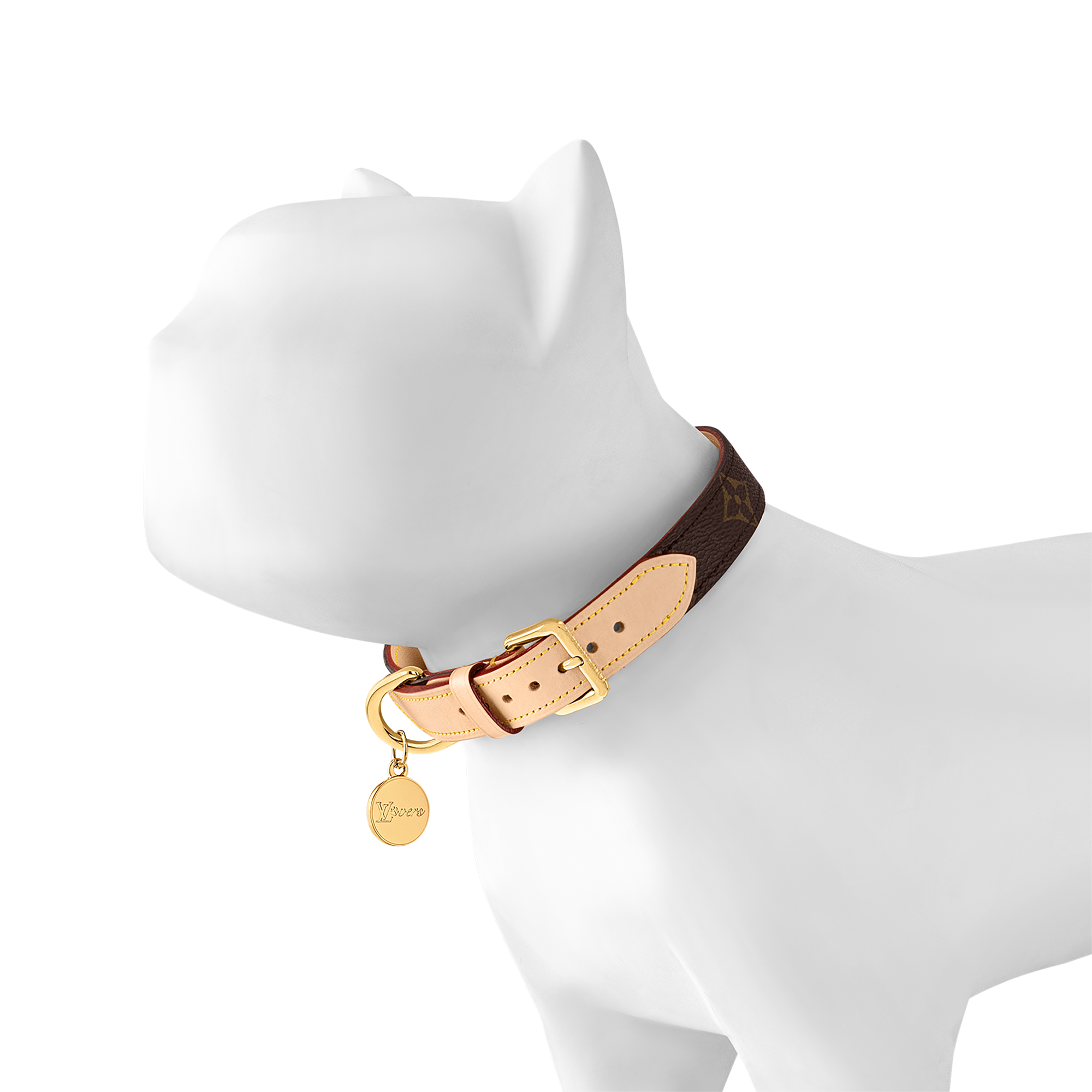 Collar para perro MM  Baúles, Viaje y Hogar Accesorios de Mascotas } | LOUIS VUITTON (Zoom de producto)