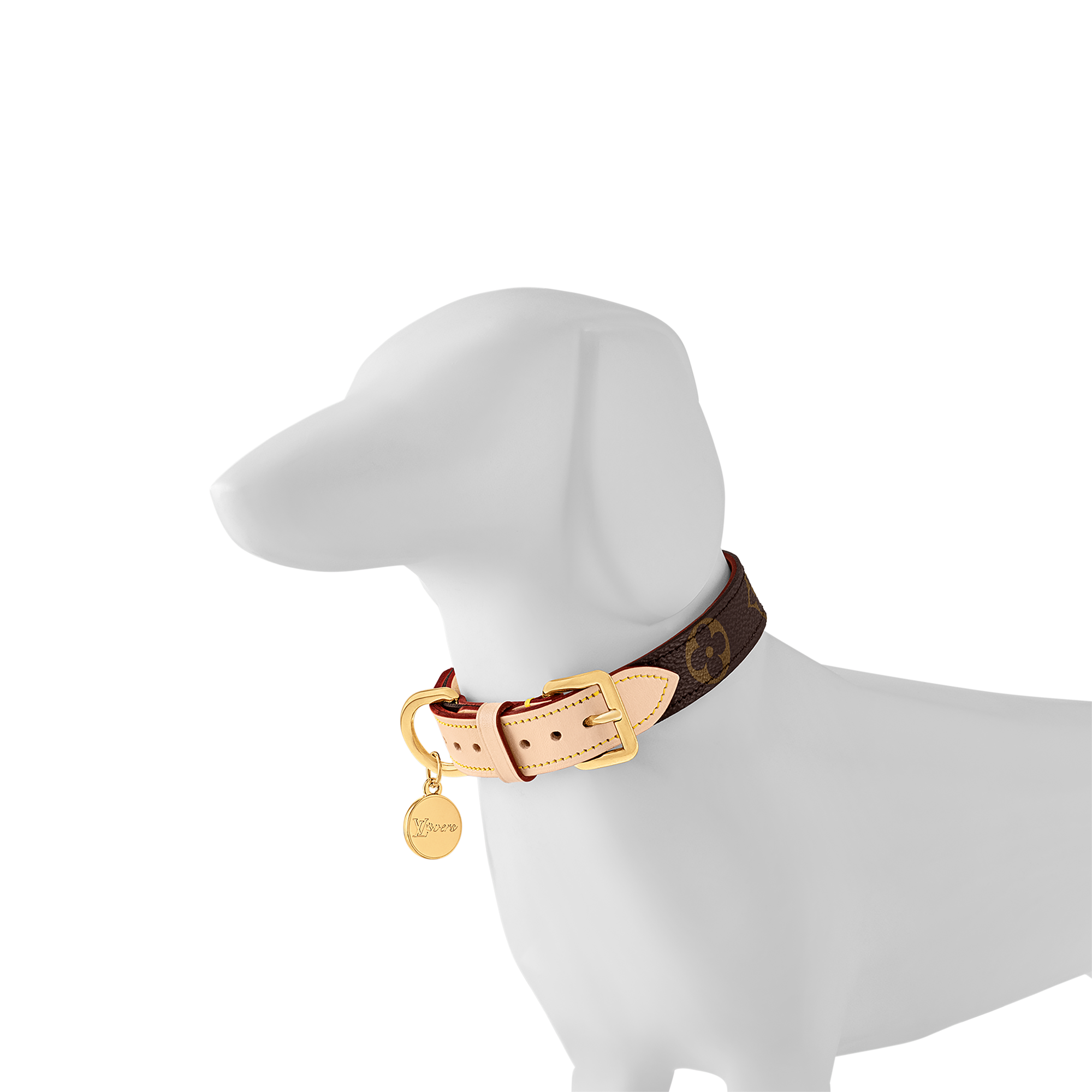 Collar para perro PM  Baúles, Viaje y Hogar Accesorios de Mascotas } | LOUIS VUITTON (Zoom de producto)