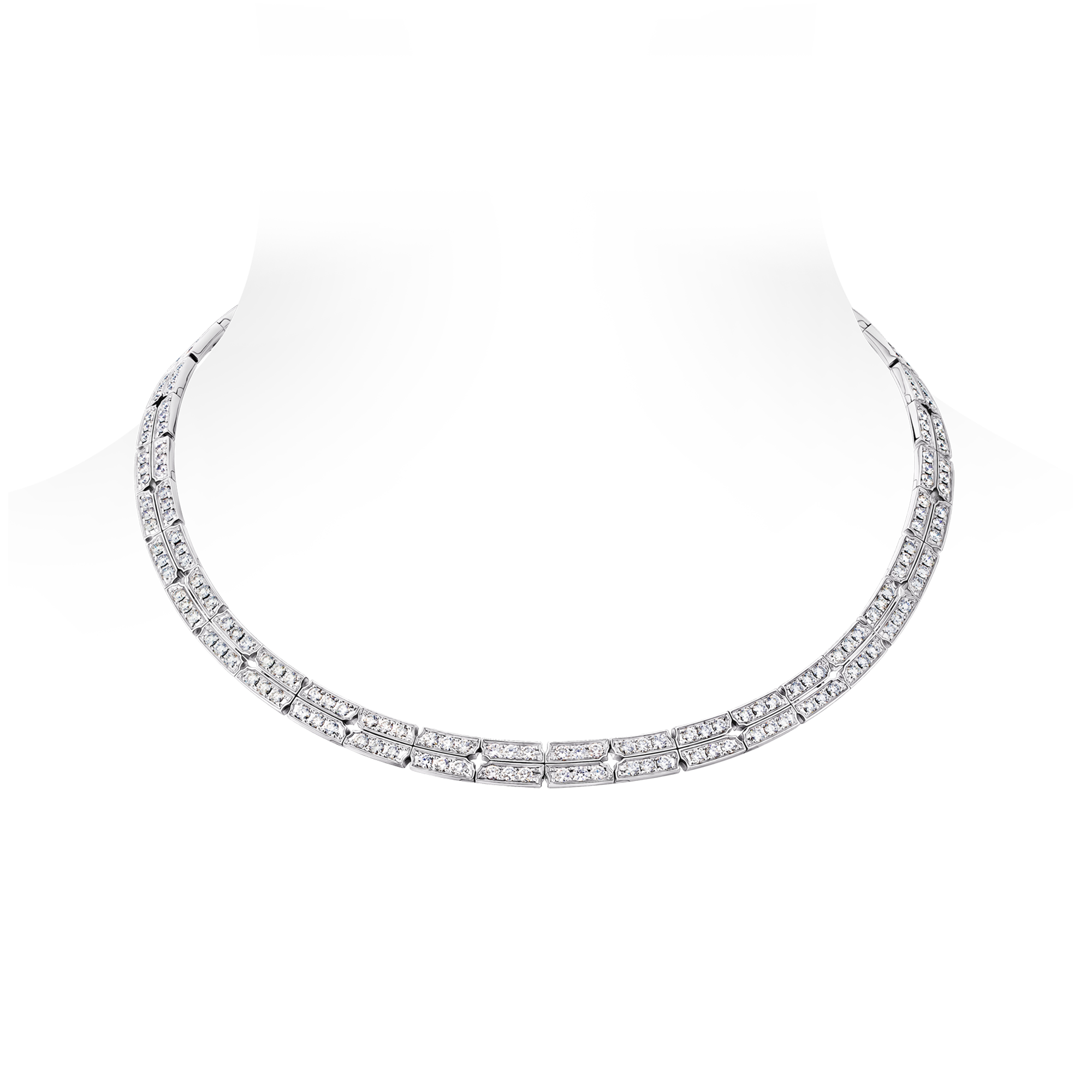 Collar Tumbler de oro blanco y diamantes  Joyería Categorías Collares y colgantes | LOUIS VUITTON (Zoom de producto)