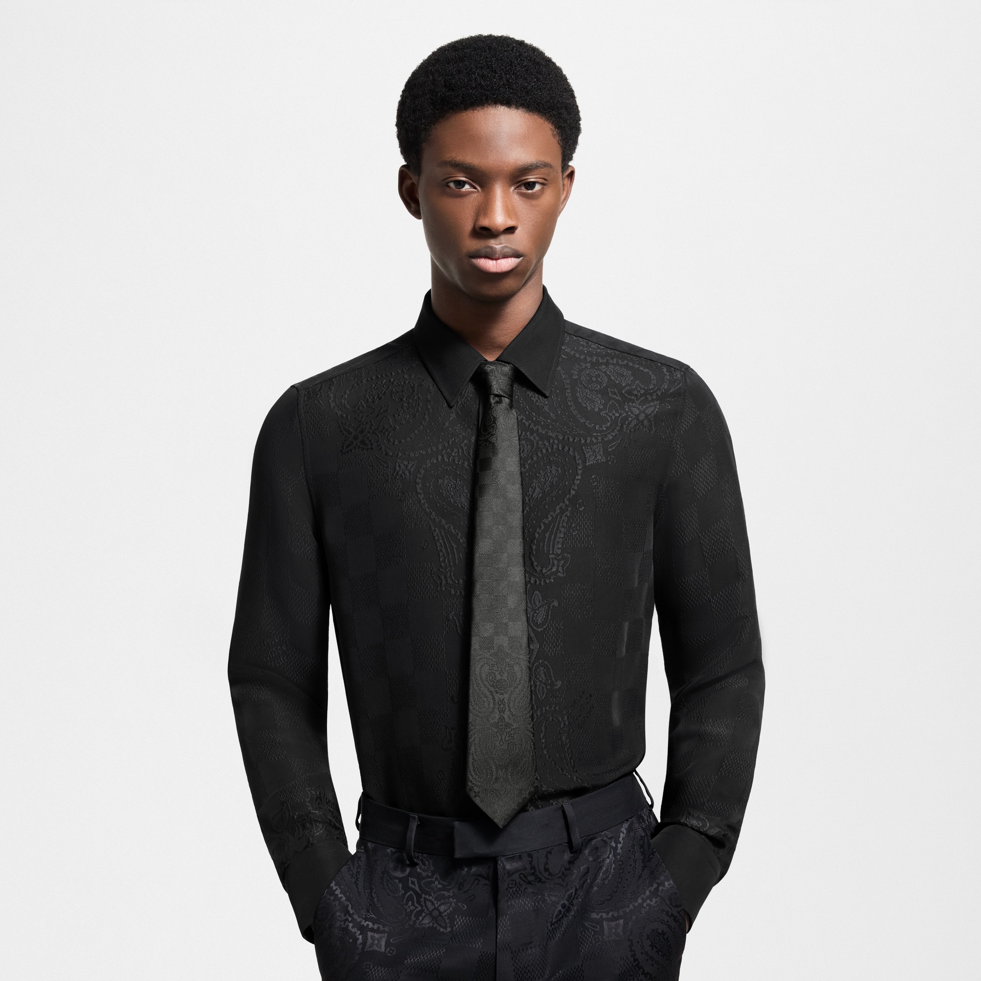 Corbata Bandana Damier S00 Hombre Accesorios Corbatas y pañuelos | LOUIS VUITTON (Zoom de producto)