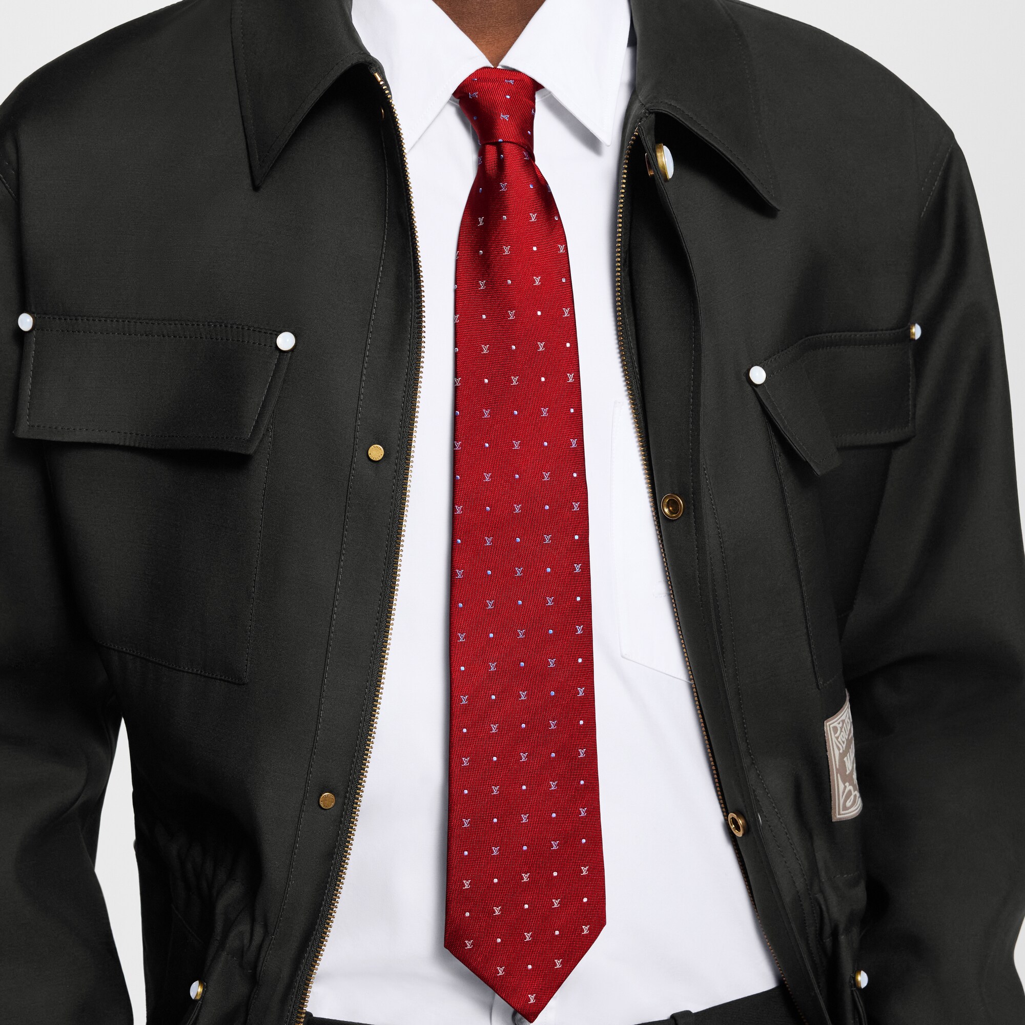 Corbata Blason Dots S00 Hombre Accesorios Corbatas y pañuelos | LOUIS VUITTON (Zoom de producto)