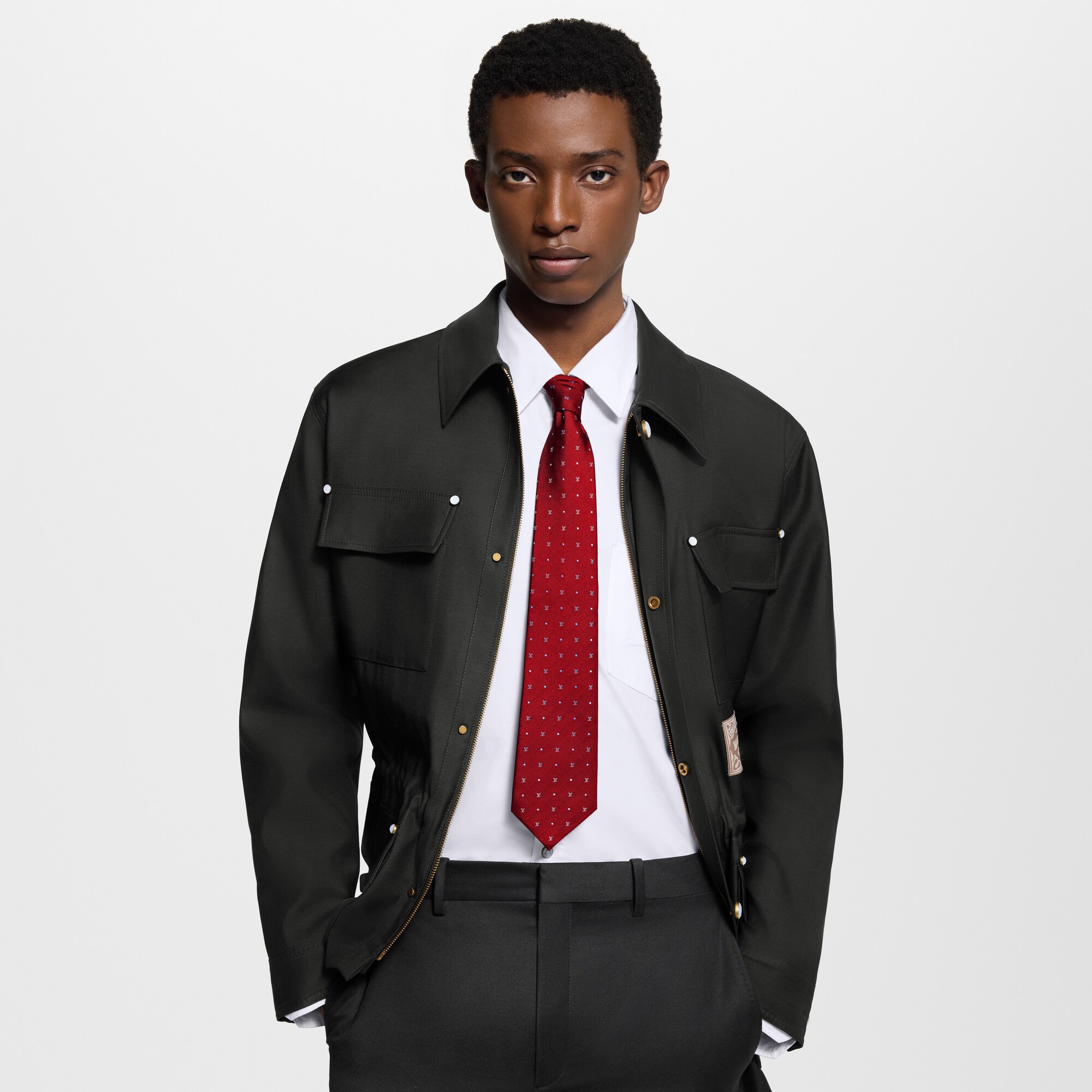 Corbata Blason Dots S00 Hombre Accesorios Corbatas y pañuelos | LOUIS VUITTON (Zoom de producto)