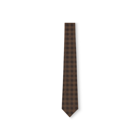 Corbata Check S00 Hombre Accesorios Corbatas | LOUIS VUITTON (Zoom de producto)