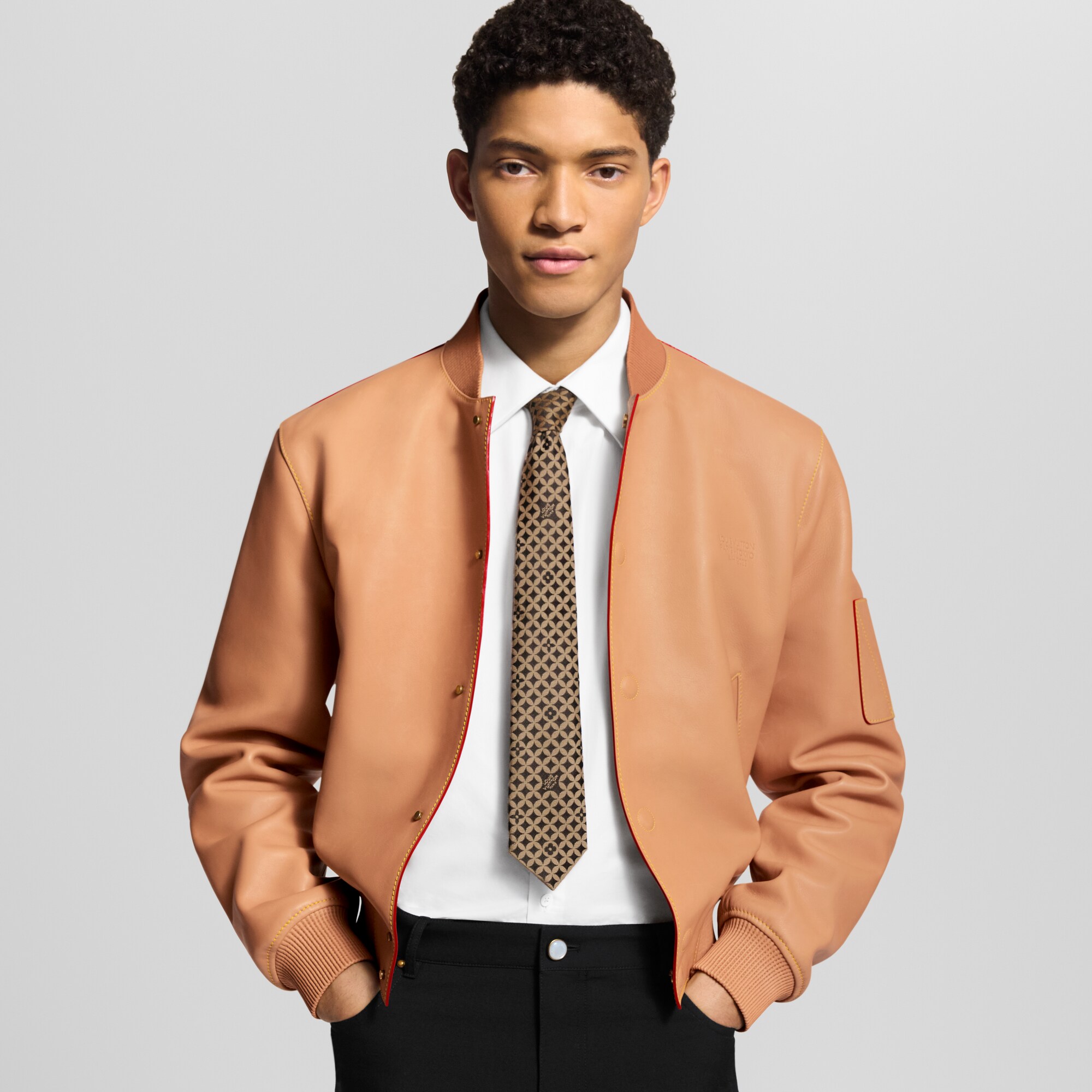 Corbata Dandy Monogram S00 Hombre Accesorios Corbatas y pañuelos | LOUIS VUITTON (Zoom de producto)