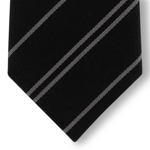 Corbata Ecu Stripes S00 Hombre Accesorios Corbatas y pañuelos | LOUIS VUITTON (Zoom de producto)