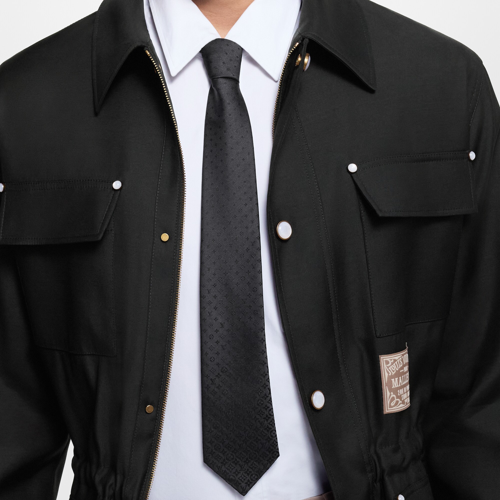 Corbata Fading Monogram S00 Hombre Accesorios Corbatas y pañuelos | LOUIS VUITTON (Zoom de producto)