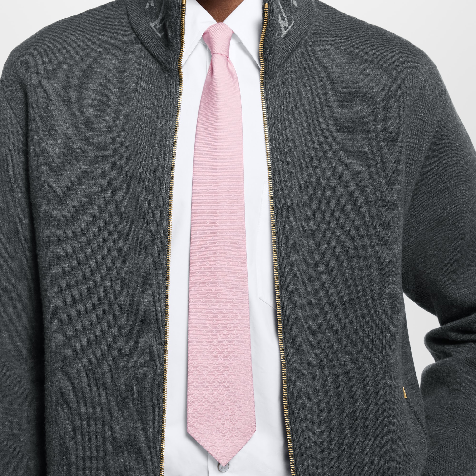 Corbata Fading Monogram S00 Hombre Accesorios Corbatas y pañuelos | LOUIS VUITTON (Zoom de producto)