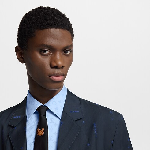 Corbata LV Crab S00 Hombre Accesorios Corbatas y pañuelos | LOUIS VUITTON (Zoom de producto)