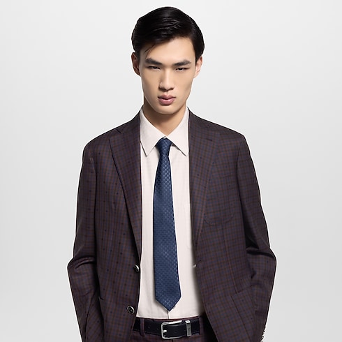 Corbata LV Fishnet S00 Hombre Accesorios Corbatas | LOUIS VUITTON (Zoom de producto)