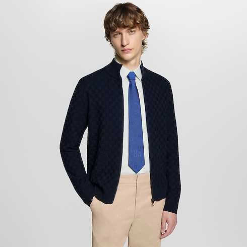 Corbata Micro Damier S00 Novedades Para hombre New Formal | LOUIS VUITTON (Zoom de producto)