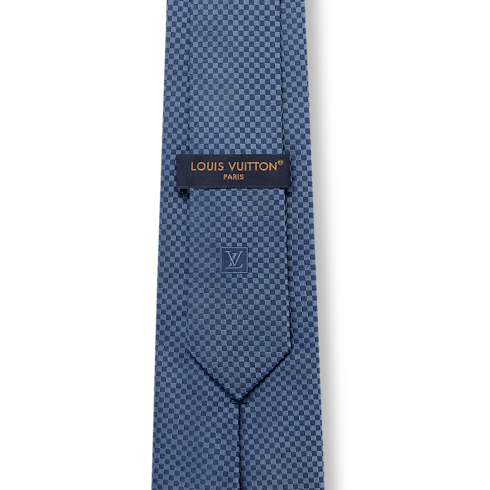 Corbata Micro Damier S00 Hombre Accesorios Corbatas y pañuelos | LOUIS VUITTON (Zoom de producto)