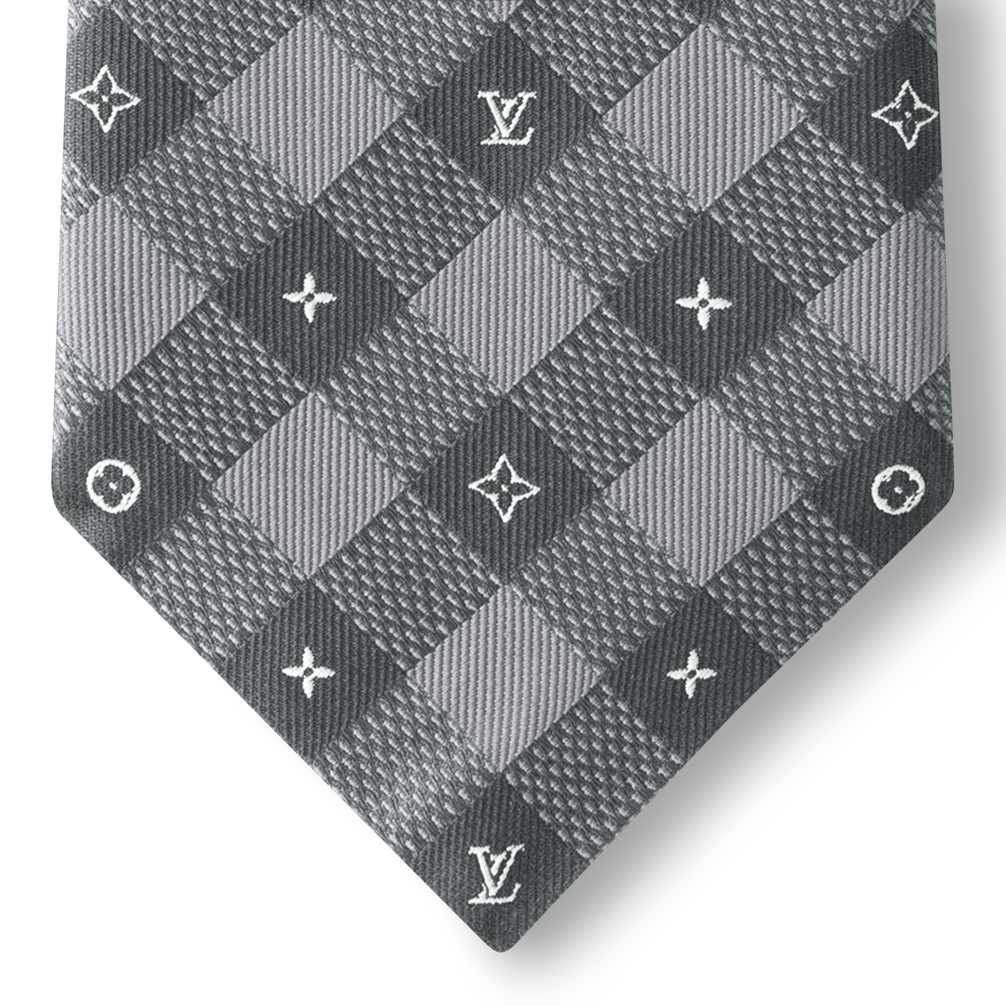 Corbata Monogram Checks S00 Hombre Accesorios Corbatas y pañuelos | LOUIS VUITTON (Zoom de producto)