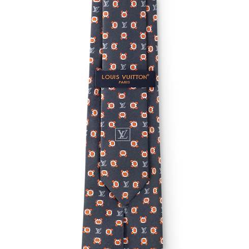 Corbata Monogram LV Crab S00 Hombre Accesorios Corbatas y pañuelos | LOUIS VUITTON (Zoom de producto)