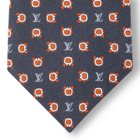 Corbata Monogram LV Crab S00 Hombre Accesorios Corbatas y pañuelos | LOUIS VUITTON (Zoom de producto)