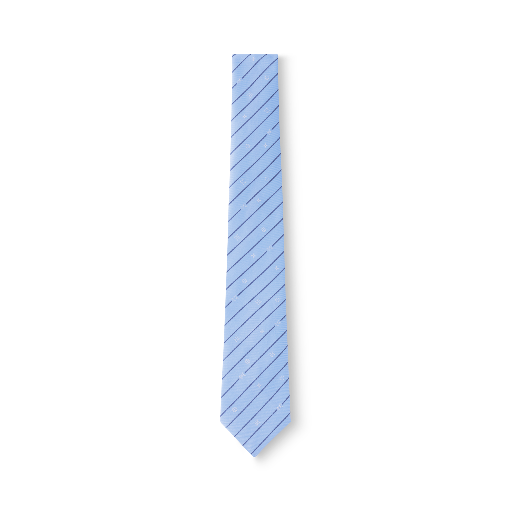 Corbata Monogram Pinstripes S00 Hombre Accesorios Corbatas y pañuelos | LOUIS VUITTON (Zoom de producto)