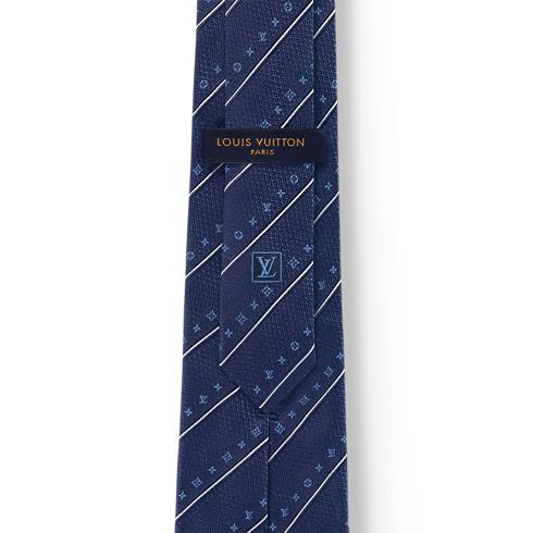 Corbata Monogram Stripes S00 Hombre Accesorios Corbatas y pañuelos | LOUIS VUITTON (Zoom de producto)