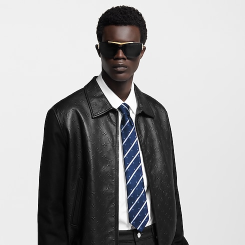 Corbata Monogram Stripes S00 Hombre Accesorios Corbatas y pañuelos | LOUIS VUITTON (Zoom de producto)