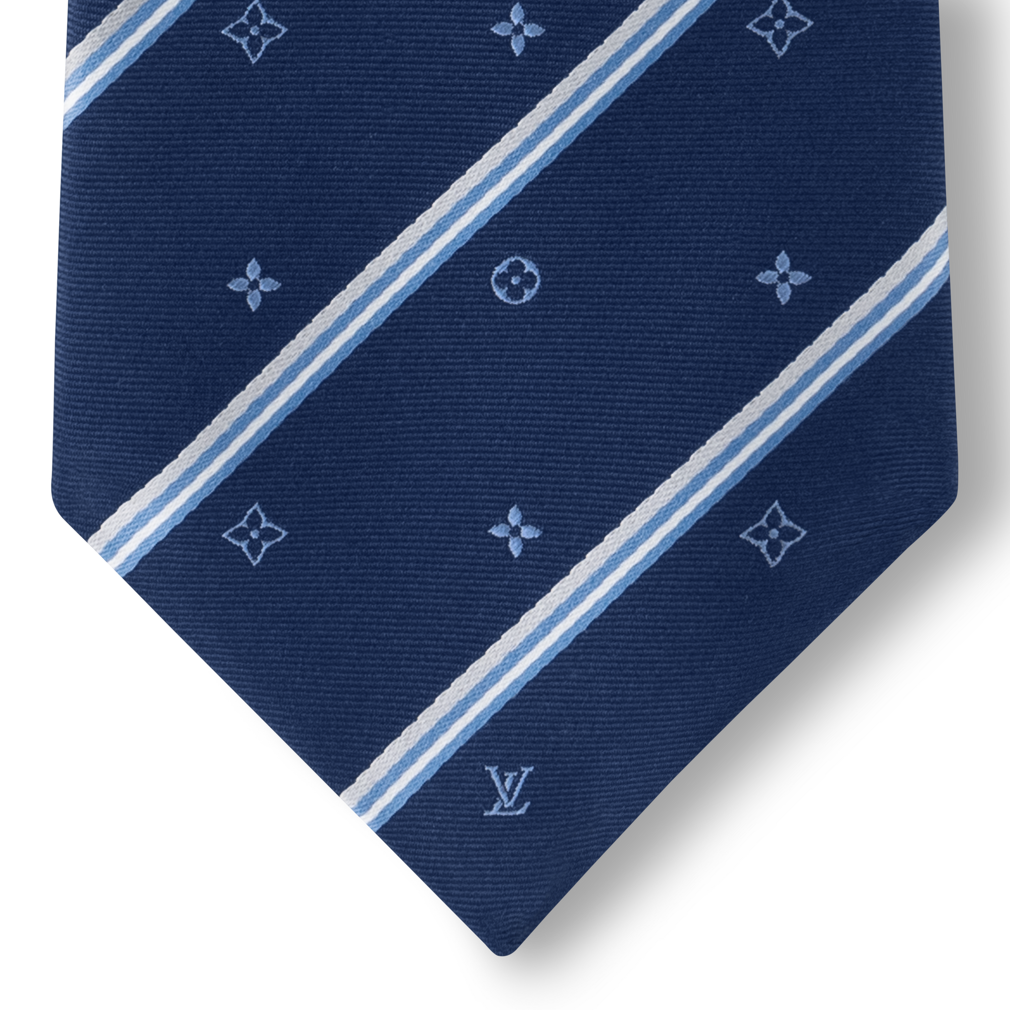 Corbata Monogram Stripes S00 Hombre Accesorios Corbatas y pañuelos | LOUIS VUITTON (Zoom de producto)