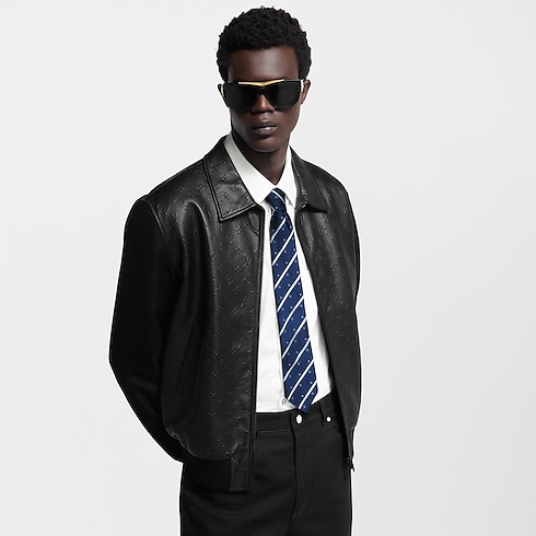 Corbata Monogram Stripes S00 Hombre Accesorios Corbatas y pañuelos | LOUIS VUITTON (Zoom de producto)