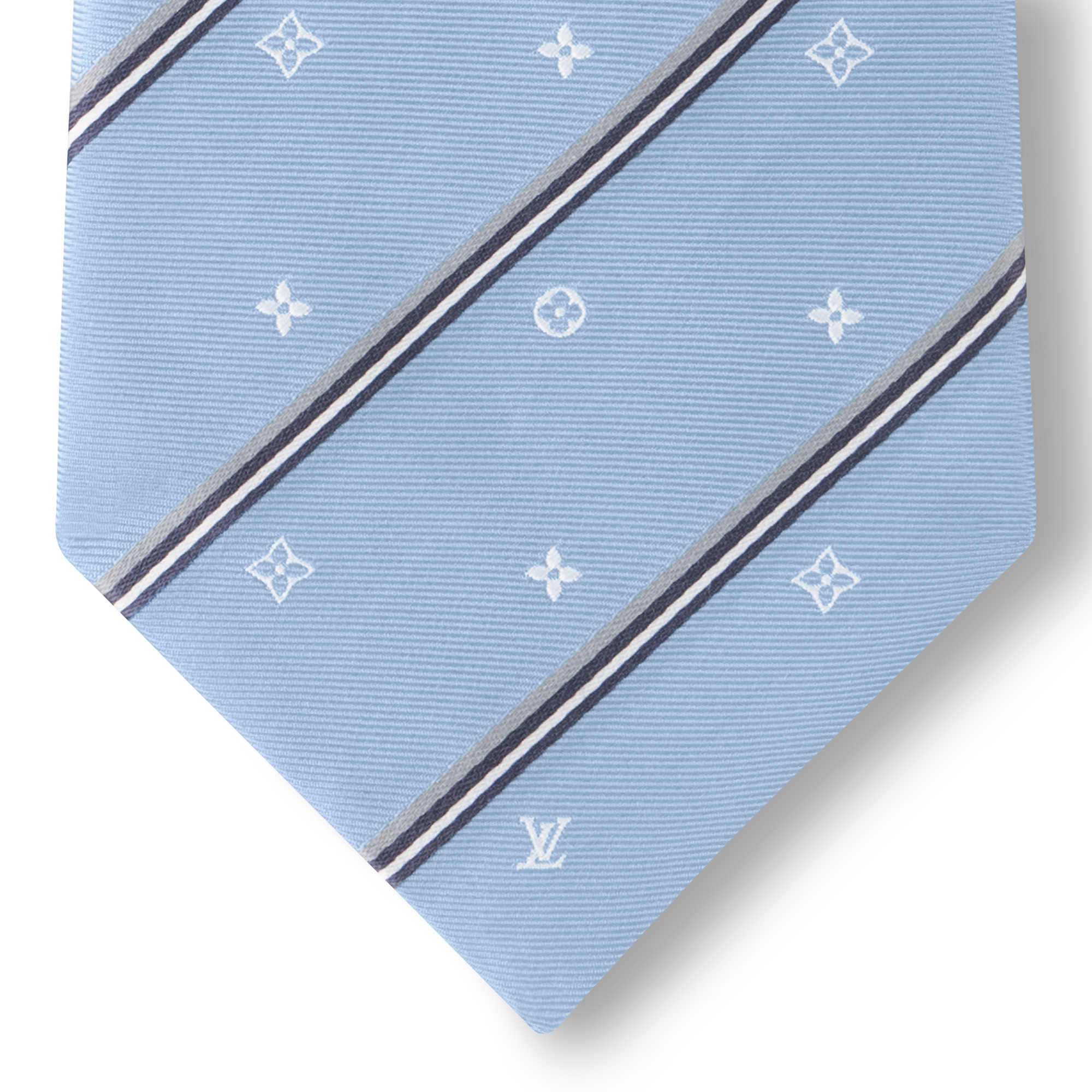 Corbata Monogram Stripes S00 Hombre Accesorios Corbatas y pañuelos | LOUIS VUITTON (Zoom de producto)