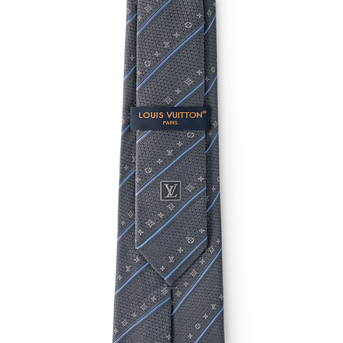 Corbata Monogram Stripes S00 Hombre Accesorios Corbatas y pañuelos | LOUIS VUITTON (Zoom de producto)