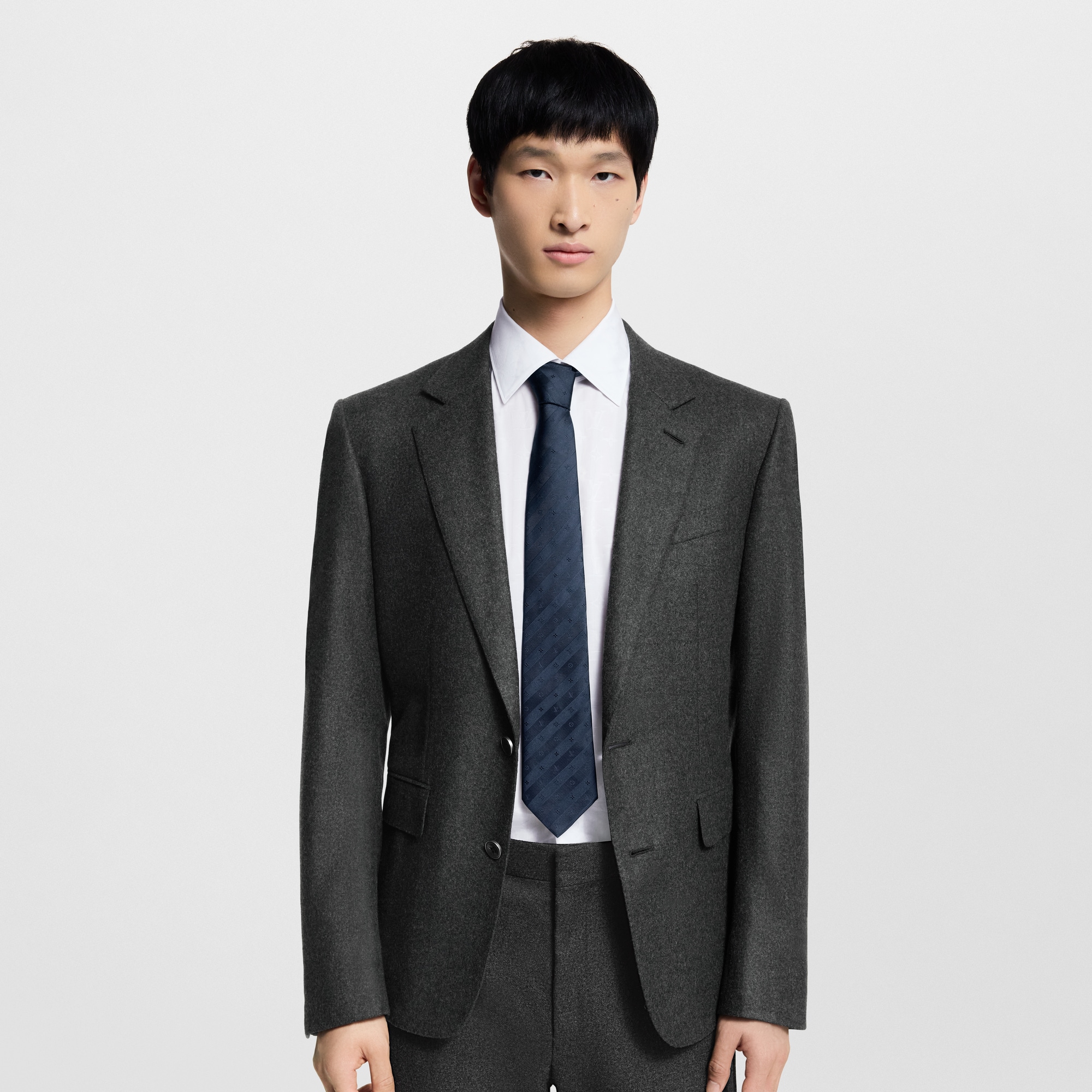 Corbata Monogram Stripy S00 Hombre Accesorios Corbatas y pañuelos | LOUIS VUITTON (Zoom de producto)