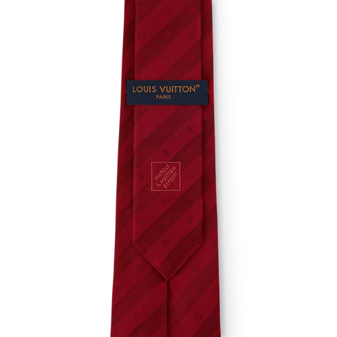 Corbata Monogram Stripy S00 Novedades Para hombre New Formal | LOUIS VUITTON (Zoom de producto)