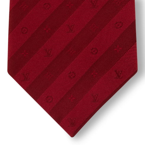 Corbata Monogram Stripy S00 Novedades Para hombre New Formal | LOUIS VUITTON (Zoom de producto)