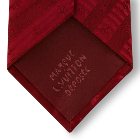 Corbata Monogram Stripy S00 Novedades Para hombre New Formal | LOUIS VUITTON (Zoom de producto)