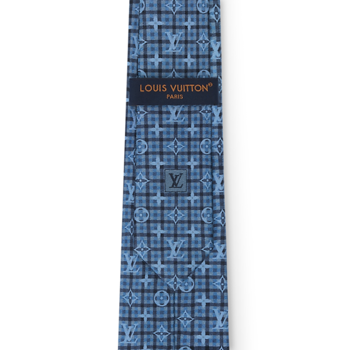 Corbata Monogram Windowpane S00 Hombre Accesorios Todos los accesorios | LOUIS VUITTON (Zoom de producto)
