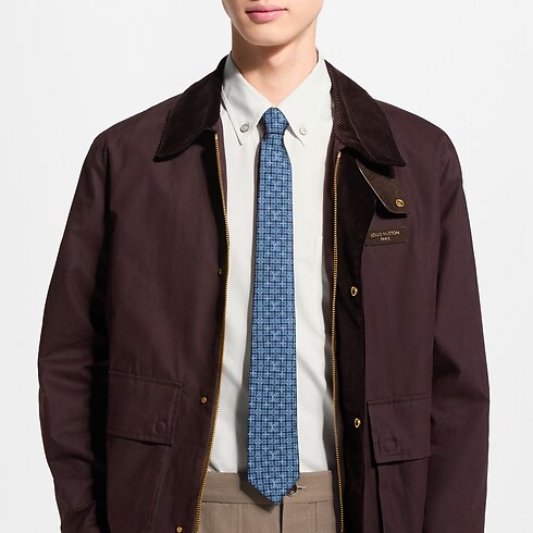 Corbata Monogram Windowpane S00 Hombre Accesorios Todos los accesorios | LOUIS VUITTON (Zoom de producto)
