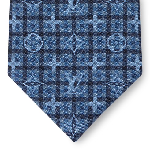 Corbata Monogram Windowpane S00 Hombre Accesorios Todos los accesorios | LOUIS VUITTON (Zoom de producto)