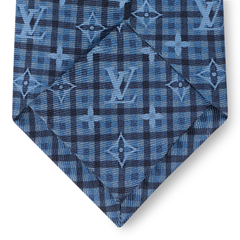 Corbata Monogram Windowpane S00 Hombre Accesorios Todos los accesorios | LOUIS VUITTON (Zoom de producto)