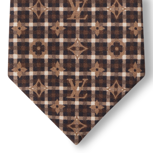 Corbata Monogram Windowpane S00 Hombre Accesorios Todos los accesorios | LOUIS VUITTON (Zoom de producto)