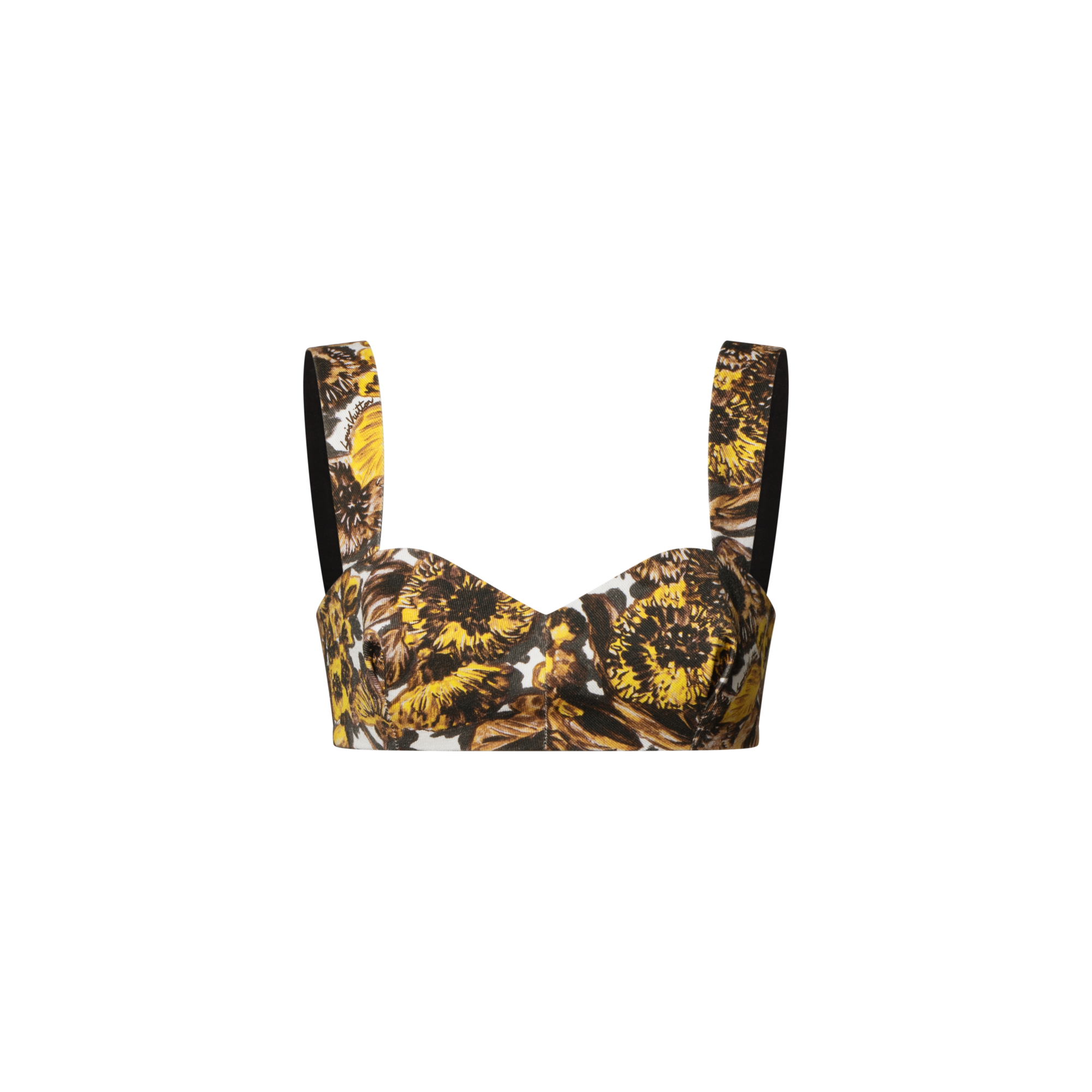 Corpiño con estampado floral  Mujer Prêt-à-Porter Tops | LOUIS VUITTON (Zoom de producto)
