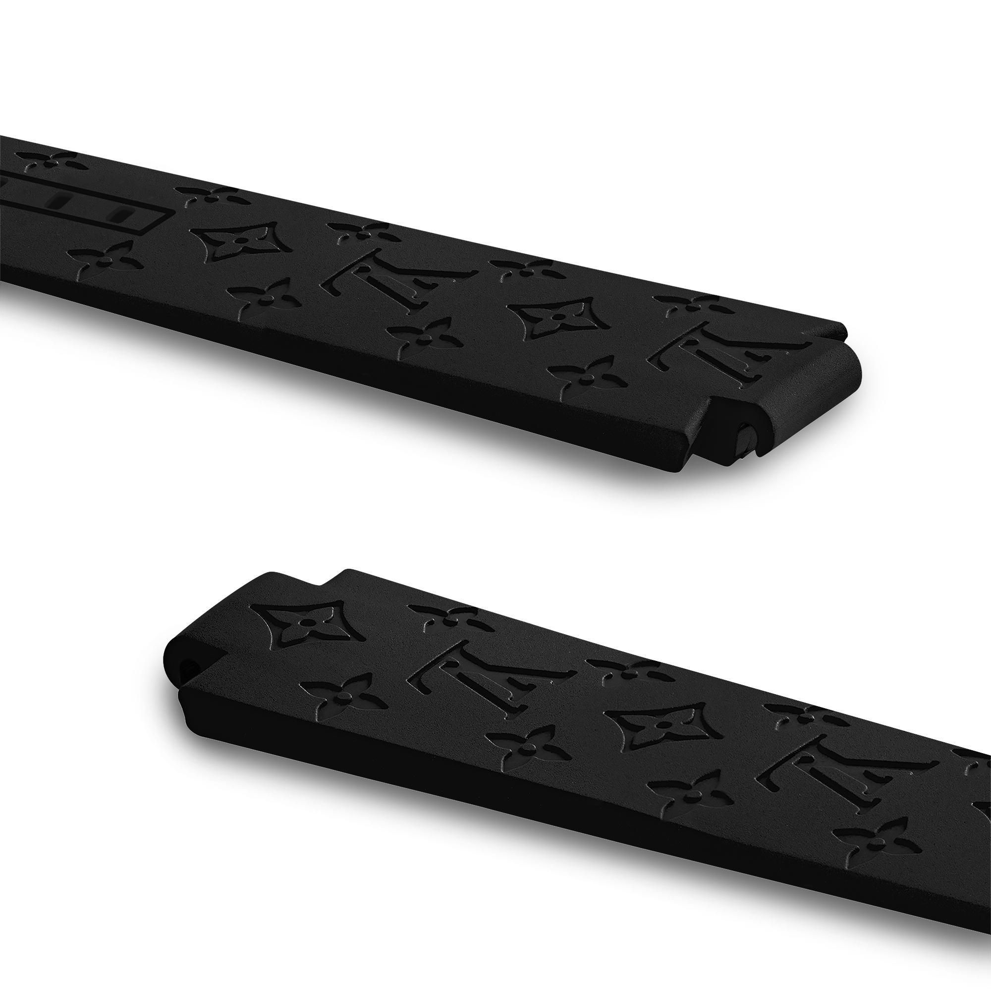 Correa de goma Monogram para reloj Tambour  Relojería Relojes conectados Correas y accesorios para relojes conectados | LOUIS VUITTON (Zoom de producto)