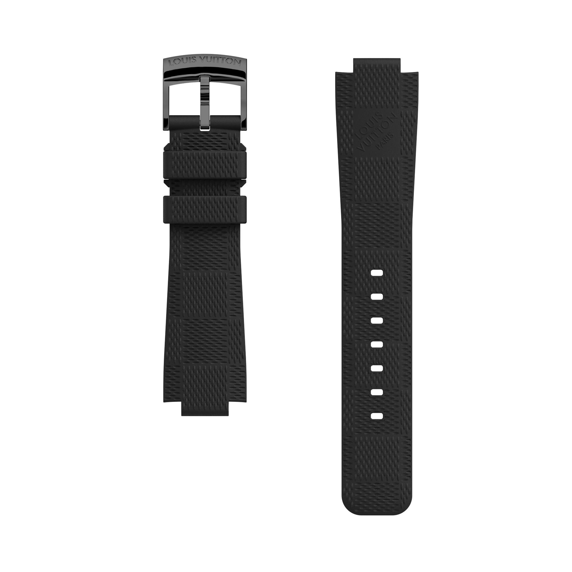 Correa de goma para reloj Tambour Louis Vuitton  Relojería Colecciones de Relojes My LV Tambour | LOUIS VUITTON (Zoom de producto)