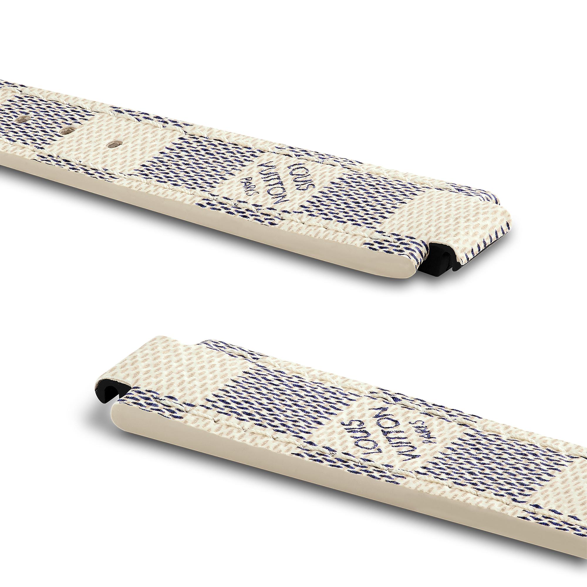 Correa de lona Damier Azur para reloj Tambour  Mujer Joyería My LV Tambour | LOUIS VUITTON (Zoom de producto)