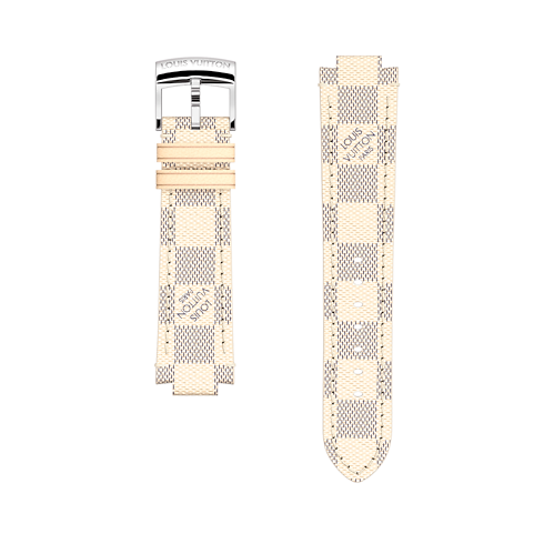 Correa de lona Damier Azur para reloj Tambour Mujer Joyería My LV Tambour | LOUIS VUITTON (Zoom de producto)