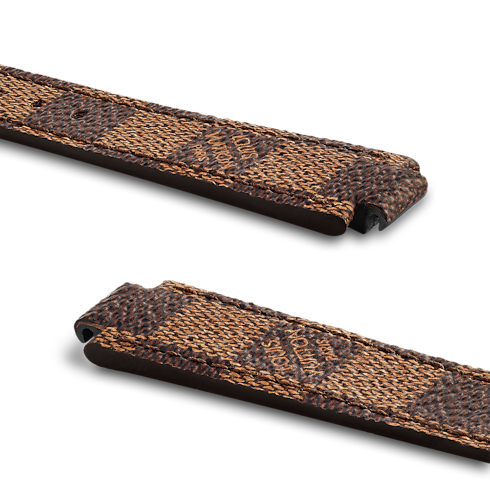 Correa de lona Damier Ebène para reloj Tambour Mujer Joyería My LV Tambour | LOUIS VUITTON (Zoom de producto)
