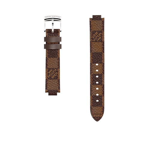 Correa de lona Damier Ebène para reloj Tambour Mujer Joyería My LV Tambour | LOUIS VUITTON (Zoom de producto)