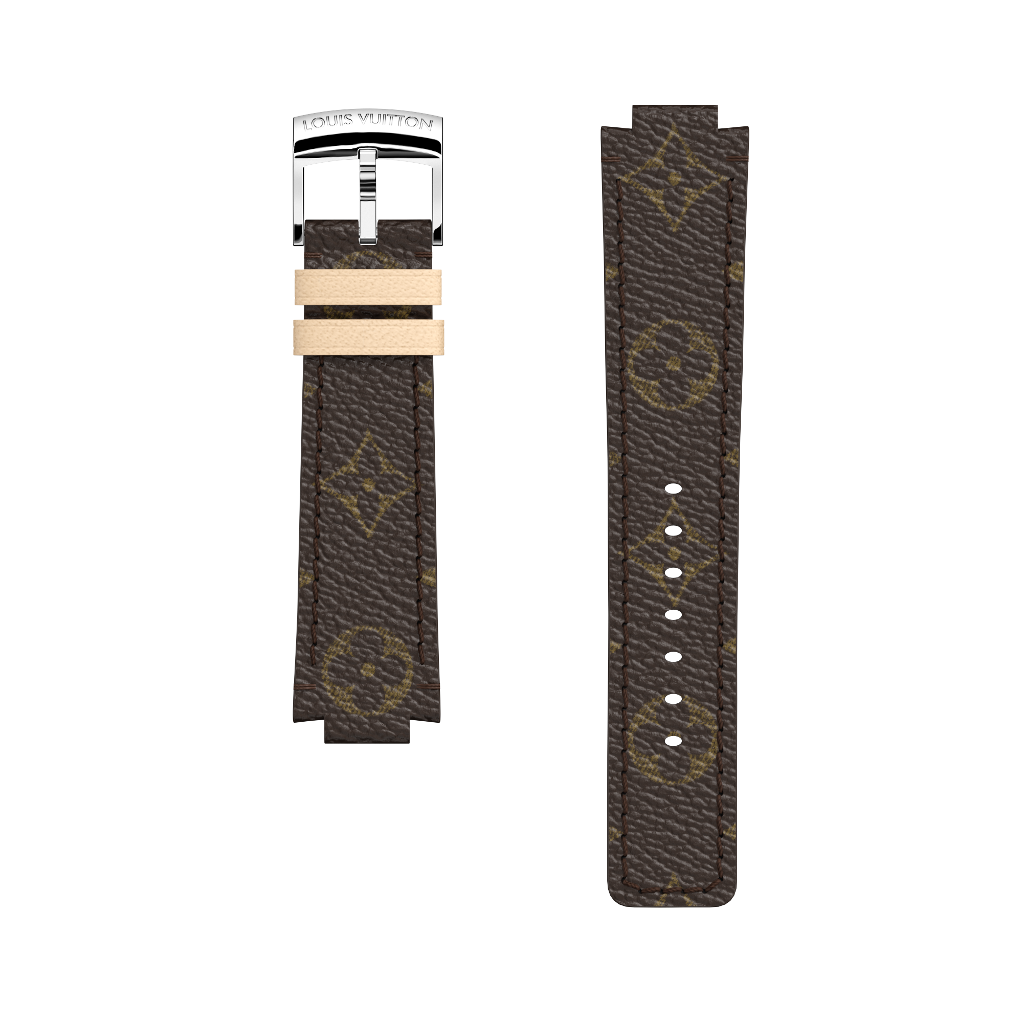 Correa de lona Monogram para reloj Tambour  Relojería Relojes conectados Correas y accesorios para relojes conectados | LOUIS VUITTON (Zoom de producto)
